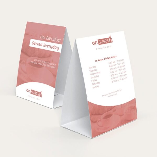 Table Tent Card Printing NY