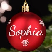 Christmas ornament engraving